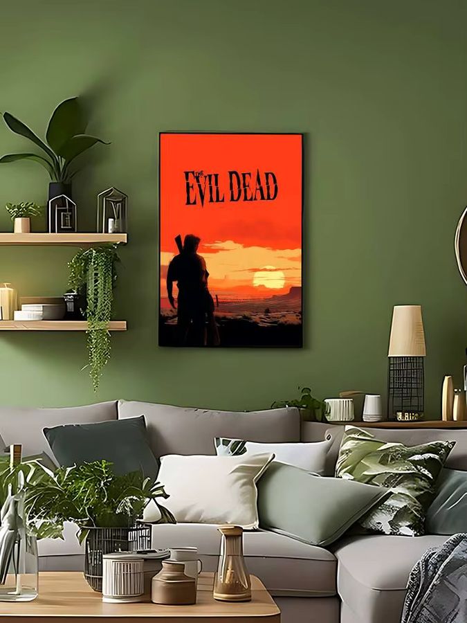 The Evil Dead Leinwand Wandbild von 52TOYS in Schwarz, Höhe: 20,0 cm, Breite: 15,0 cm - Bild 7