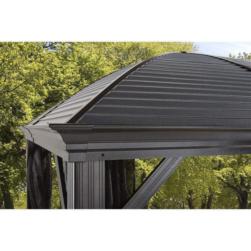 Sojag Pavillon Moreno Aluminium Anthrazit B: 423 cm, T: 298 cm, H: 283 cm - Bild 4