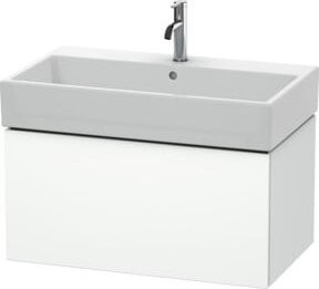 Duravit L-Cube Waschtischunterschrank Wandhängend, Farbe Weiß Matt, B/H/T: 78,4 x 39,4 x 45,9 cm - Bild 1