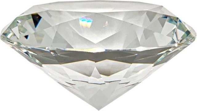 Kristall Glas Diamant von Toto Market in Transparent mit Facettenschliff für Bastelarbeiten und Hochzeiten, Durchmesser: 60 mm - Bild 1