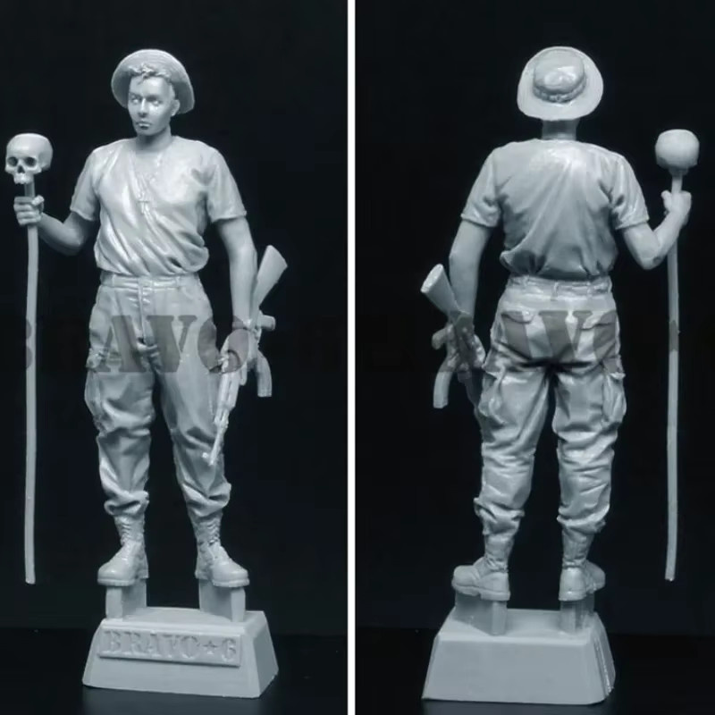 BAANFU US-Infanterie Druckguss-Harzfigur, Modellbausatz, Maßstab 1:35, unbemalt - Bild 2