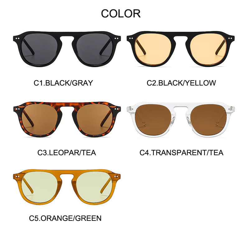 Samjune Sonnenbrille, Vollrand, quadratisch, Kunststoff, Unisex - Bild 2