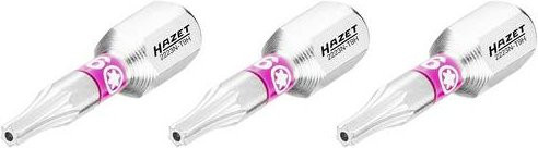 Hazet TX-Bit T9H Tamper Resistant mit 6,3 mm Sechskant Antrieb, Silber - Bild 1