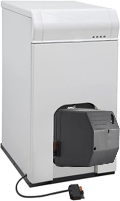 Sannover Niedertemperatur Gusseisen Schornstein Bio-Heizöl Sun 50 kW mit Brenner - Bild 1