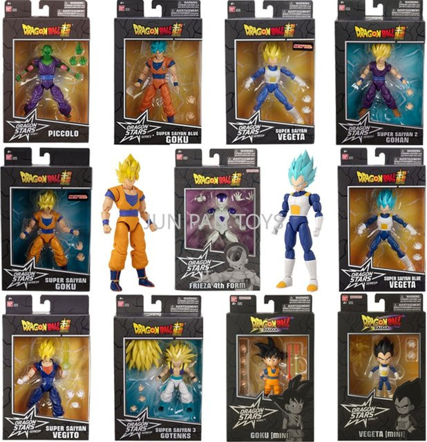 Bandai Dragon Ball Stars Super Saiyan Blue Goku Vegeta Frieza Piccolo, Anime-Sammelfiguren - Bild 1