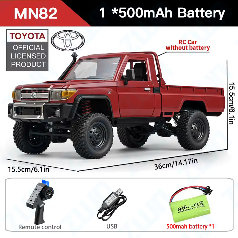 MN MODEL LC79 Retro RC Auto, 1:12, mit LED-Leuchten, ferngesteuert, ab 14 Jahren - Bild 7