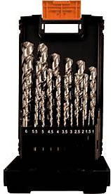 Projahn Spiralbohrer-Set SPEED HSS-Co, 25-teilig, Ø 1–13 mm, Farbe: Silber, in Kunststoffkassette - Bild 1