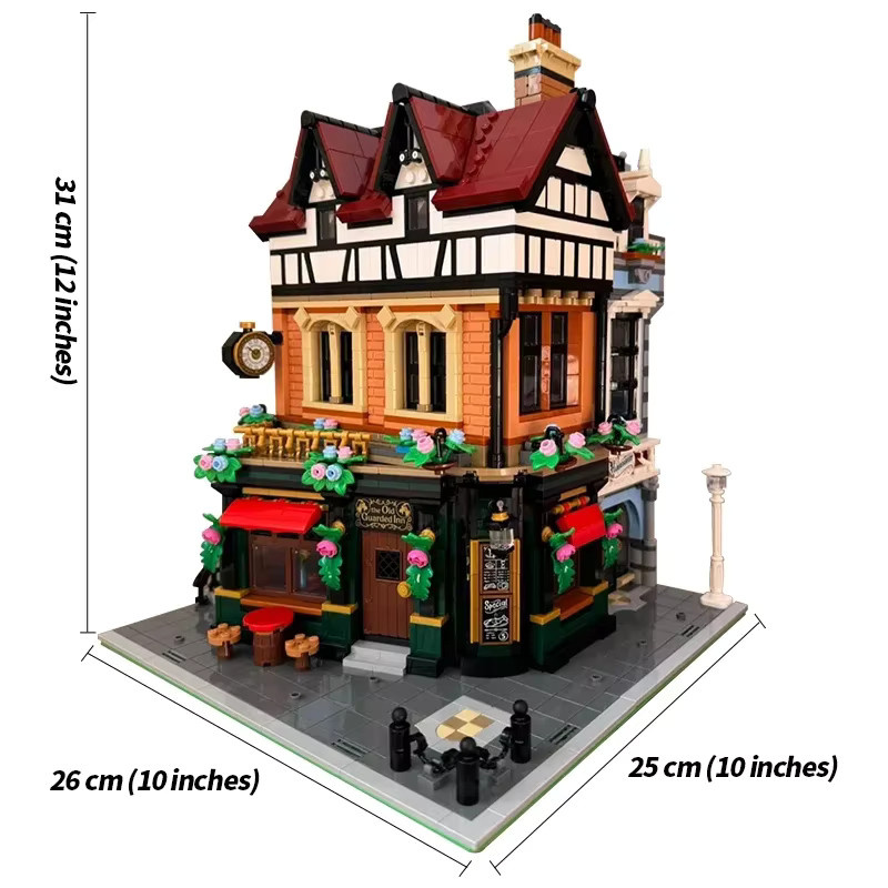 YMOLGA Architektur-Baustein-Set Haus-Bausteine, 3266 Teile, ab 14 Jahre - Bild 2