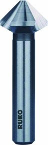 RUKO Kegelsenker DIN 335C 90 Grad HSS Durchmesser 13,4 mm Schaft-Durchmesser 8 mm Silber - Bild 1