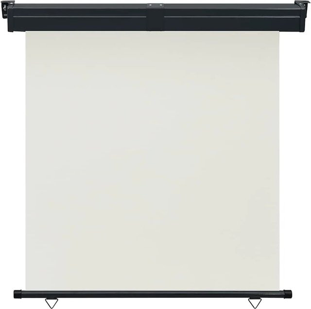 Furnicato Balkon-Seitenmarkise aus Polyester in Creme - Bild 1
