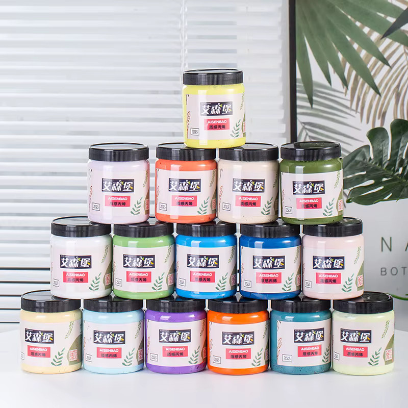 Quarzsand Acryl Textur Paste für DIY Malerei und wasserdichte Beschichtung, 200 ml, Beige und Multicolour - Bild 2