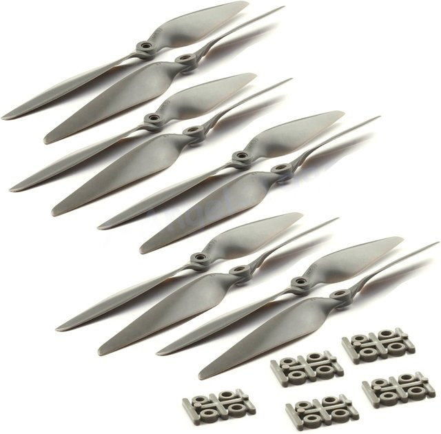 U-Angel-1988 Propeller für RC Flugzeug, CW/CCW, 5 Paar, 10-teiliges Set - Bild 1