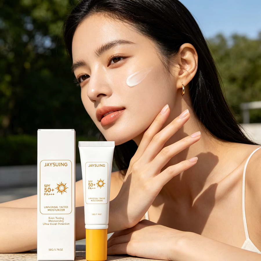 Jaysuing Getönte Sonnencreme LSF 50, Matt, 50g, Unisex - Bild 4