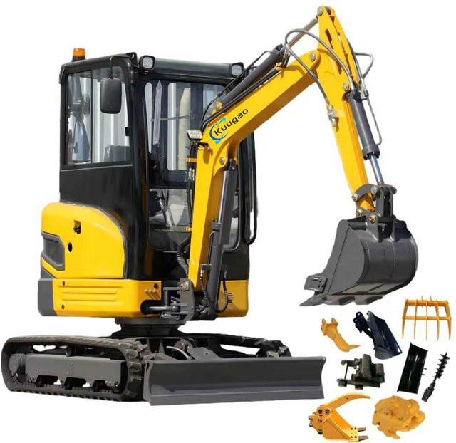 Yanmar Mini-Bagger mit Laidong Motor in Gelb - Bild 1