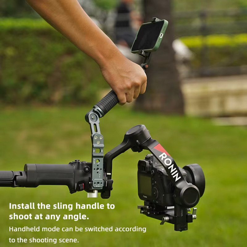 COBONE Verstellbarer Tragegriff mit NATO-Clip für DJI RSC2 RS3 Mini RS3 PRO RS4 PRO Stabilisator Gimbal - Bild 5