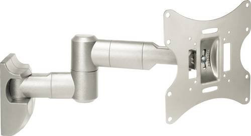 My Wall H9-6L TV-Wandhalterung in Silber für 58,4 cm bis 109,2 cm Fernseher, neigbar und schwenkbar mit variablem Wandabstand - Bild 1