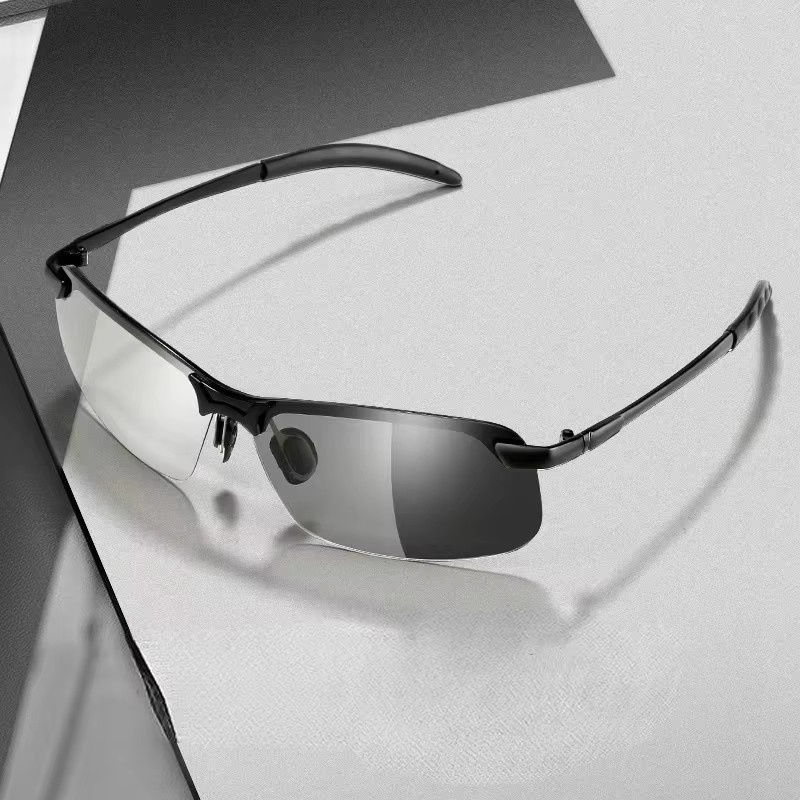 DUTRIEUX Sonnenbrille, rectangular, Metall, grau, Unisex, polarisiert - Bild 3