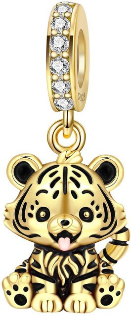 Orstarry Charm Anhänger 925 Silber, Vergoldet, Zirkonia, Damen - Bild 1