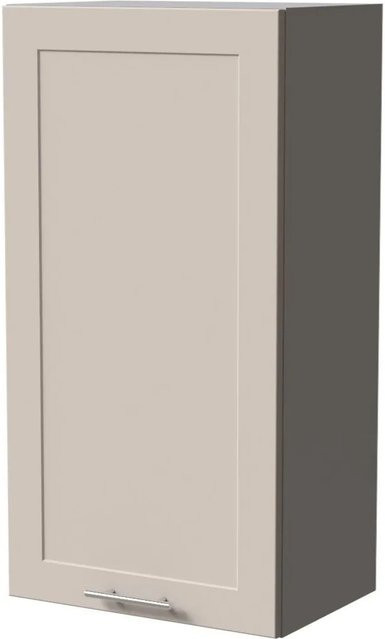 Feldmann-Wohnen Hängeschrank Oslo modern in Kaschmir Grau Matt, B/T/H: 50 x 32,5 x 96 cm - Bild 1