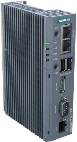 Siemens Simatic IOT2050 Quad Core Gateway 6ES7647-0BA00-1YA2 in Grau mit Ethernet/LAN und USB-A - Bild 1