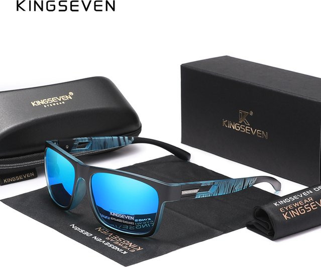 Kings even trend Sonnenbrille, Unisex, Vollrand, rechteckig, Kunststoff, polarisiert - Bild 1
