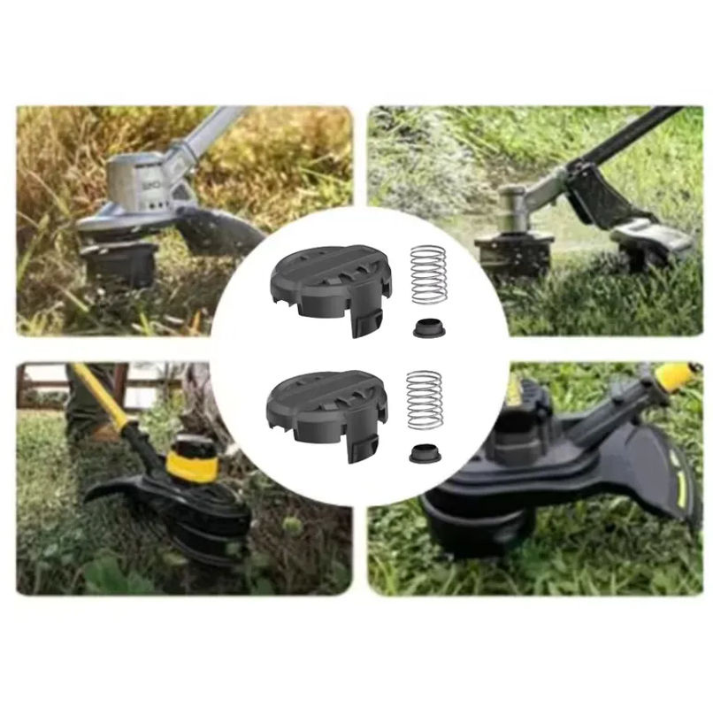 Vibratite 2-teiliges Grasmäher-Abdeckungsset in Grau und Schwarz als Ersatzteil für Unkrautentfernungsmaschinenköpfe RSDWO995-1 DWO1DT995 DCST922P1 DCST922B - Bild 6