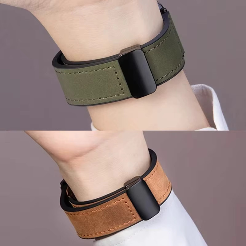 Uhrenarmband Silikon, Magnetisches Faltschließen, Samsung Galaxy Watch Ultra 47mm, Unisex - Bild 4