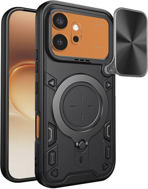 Techsuit CamGuard Pro Schutzhülle für Honor 600 Pro und Honor 600 in Schwarz - Bild 1