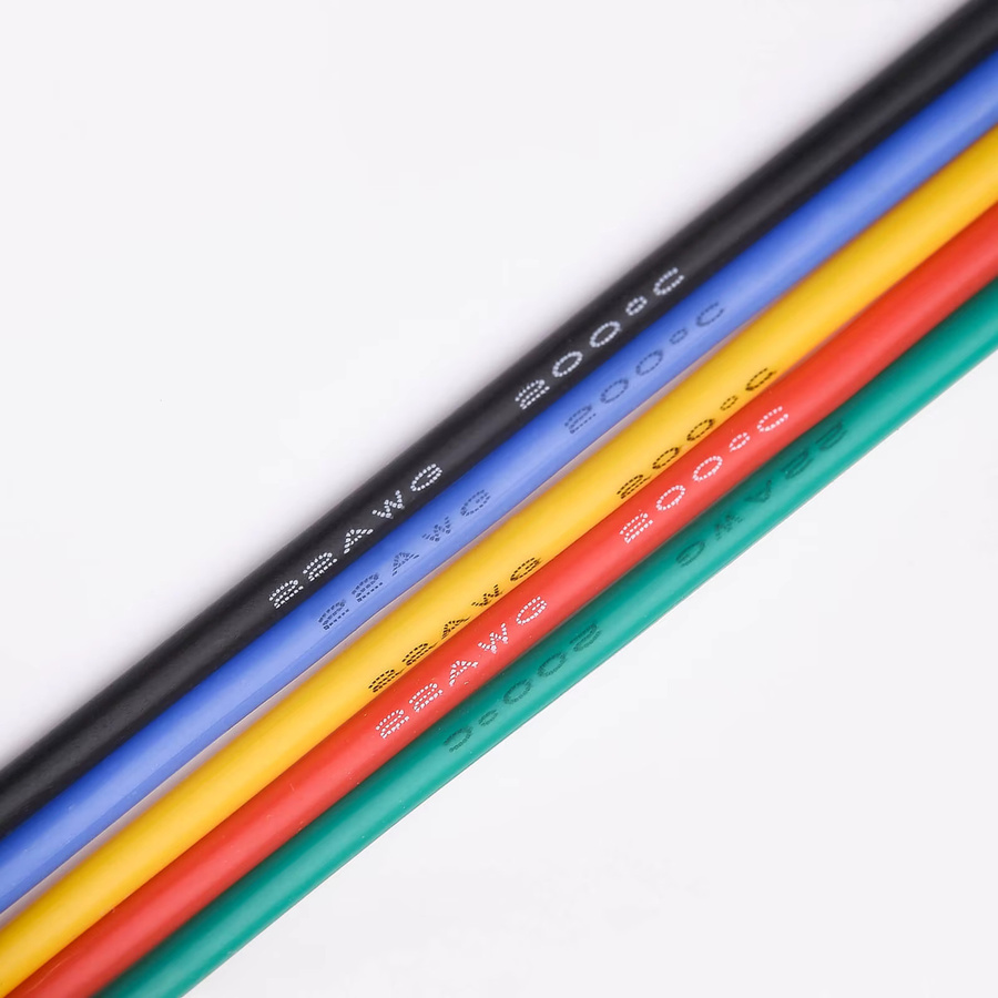 Flexibler Silikon-Draht 22 AWG aus verzinnter Kupferleitung in 5 Farben, Länge: 5 m oder 10 m - Bild 2
