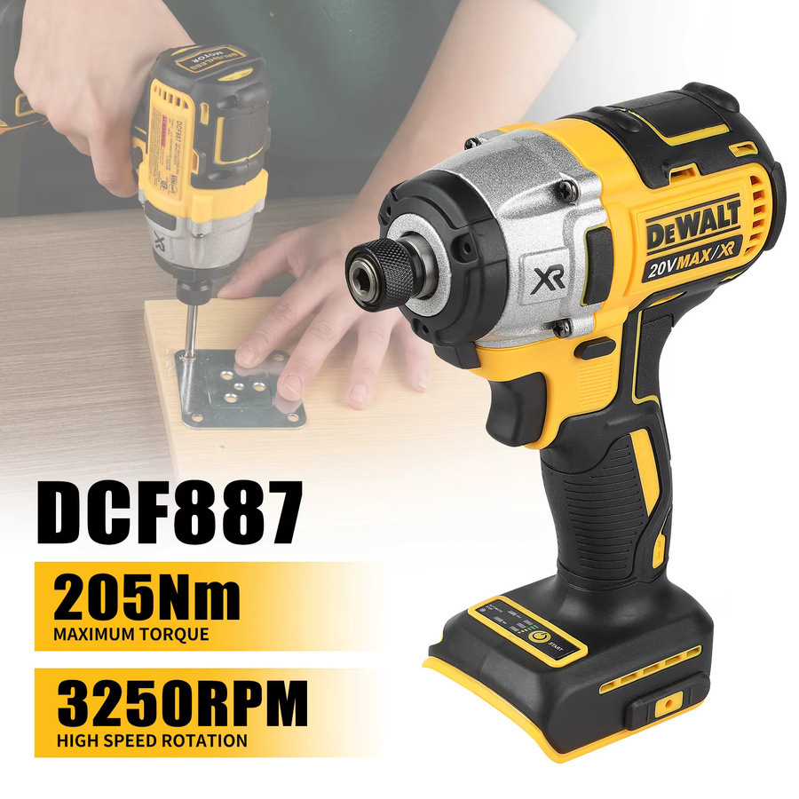 DeWalt Akku-Schlagschrauber DCF887 Bürstenlos 205 Nm Gelb ohne Akku - Bild 4