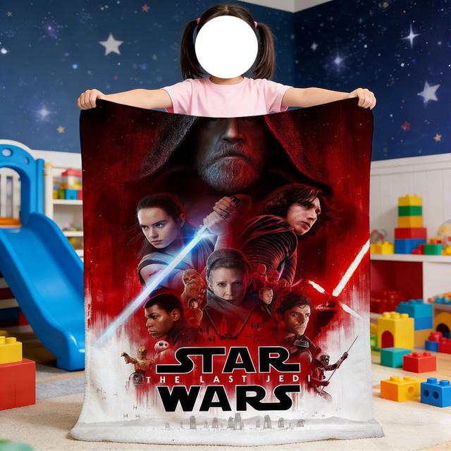 S-STAR Star Wars Decke, weiche Überwurfdecke für Bett, Sofa und Picknick, Mehrfarbig - Bild 1