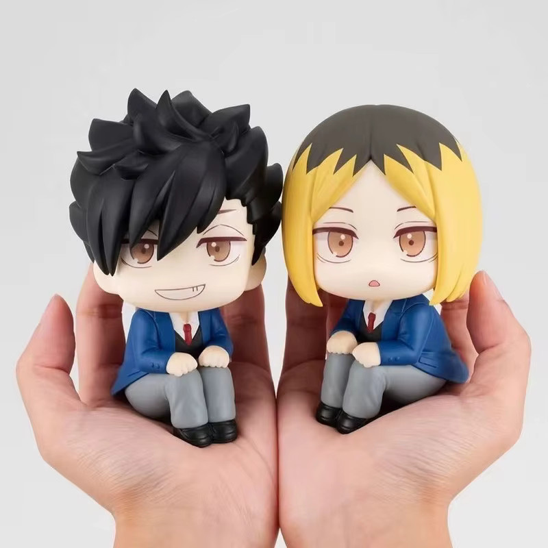 Bandai Haikyuu!! Kuroo Tetsurou & Kenma Kozume in Schuluniform, Spielzeugpuppe, Set / Bundle - Bild 2