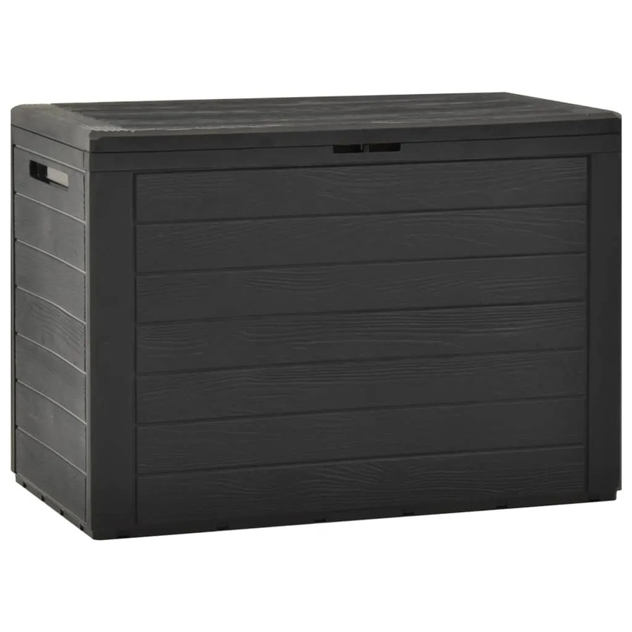 vidaXL Gartenbox aus Polypropylen in Anthrazit, B/T/H: 78 x 44 x 55 cm - Bild 2