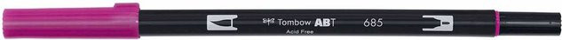 Tombow ABT Dual Brush Pen Deepmagenta 685 Pink - Bild 1