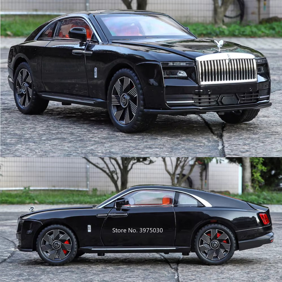 YBC YIBAICHENG Rolls Royce Spectre, Modellauto, 1:24, mit Licht und Sound - Bild 5
