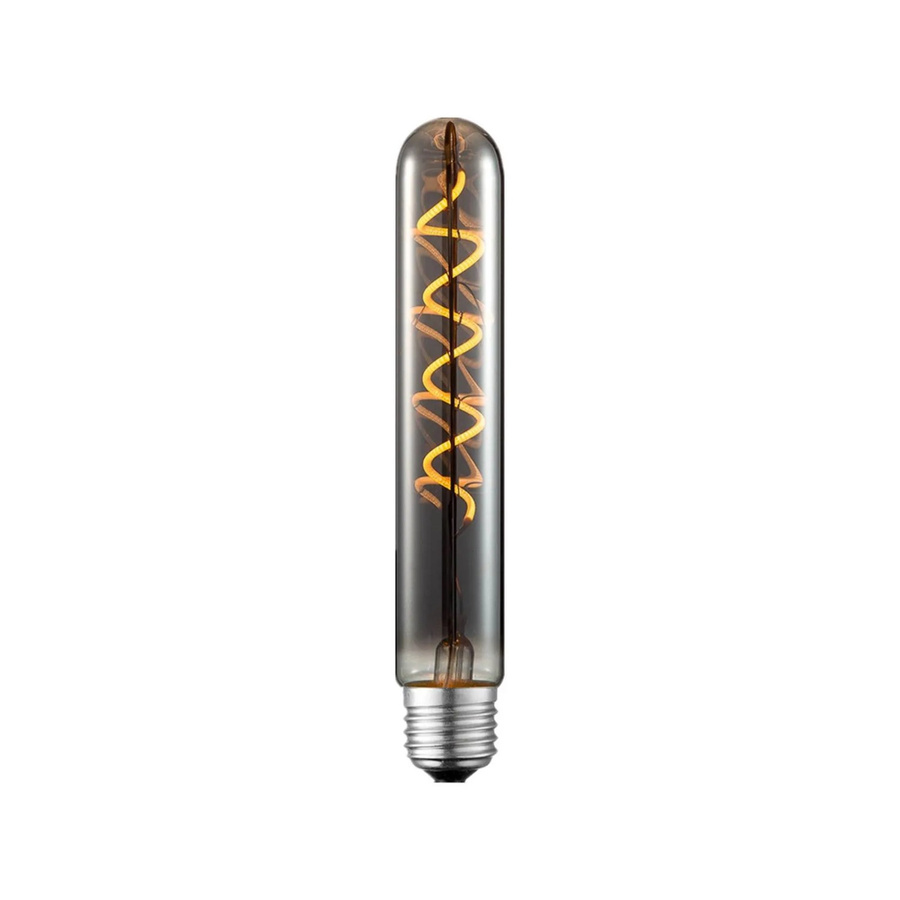 Lucande LED Filamentlampe E27, 4W, warmweiß, Glas und Alu, transparent/silber/grau, B/T/H: 18,5 x 3,0 x 3,0 cm - Bild 2