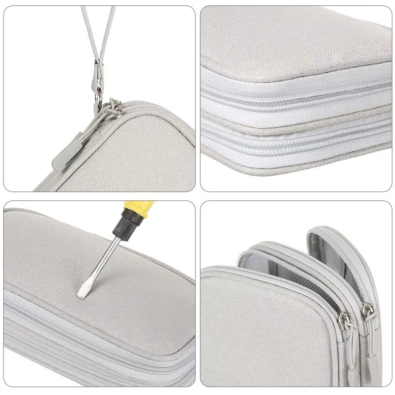 JETTING Wasserfeste Reisekabeltasche als Organizer für Ladegeräte, Datenkabel und digitales Zubehör - Bild 3