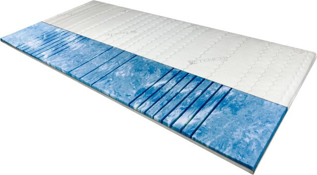 AM Qualitätsmatratzen 7 Zonen Deluxe Gel Topper RG50 in Weiß, B/T: 90 x 200 cm - Bild 1