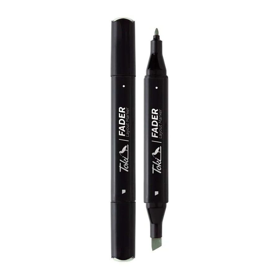 Toki Marker Fader BEETIE Permanent Marker mit Keilspitze in 66 Farben - Bild 2