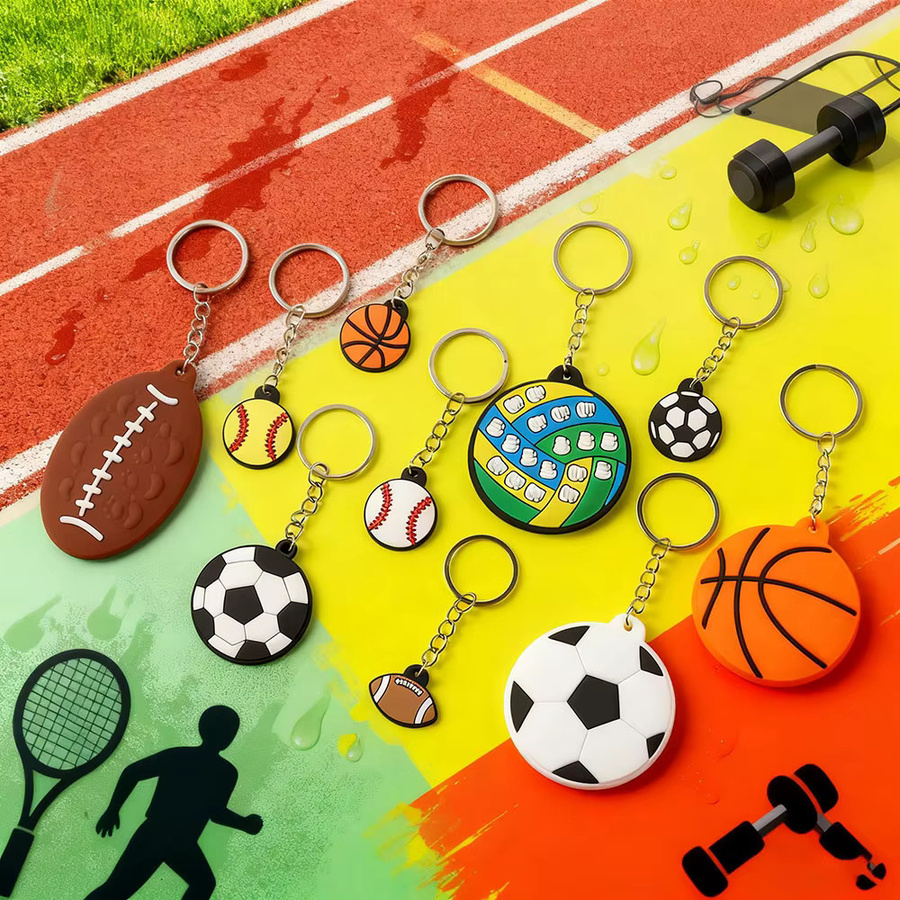 Noter Schlüsselanhänger Sportball-Anhänger, Unisex, Bunt - Bild 1