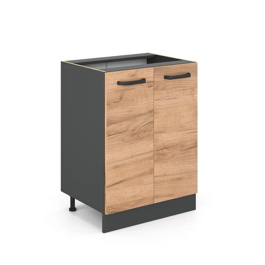 Vicco Küchenunterschrank R-Line Eiche Anthrazit Breite: 60 cm - Bild 3