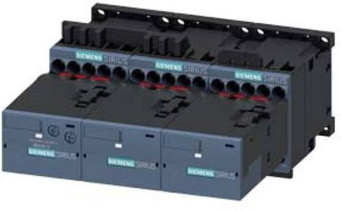 Siemens Stern-Dreieck-Kombination 3RA2415-8XF31-1BB4 mit 3 Schließern, 690 V/AC, grau - Bild 1