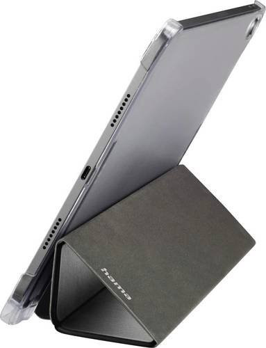 Hama Fold Clear Tablet Hülle mit Stiftfach für Apple iPad Air 11 Zoll, Schwarz/Transparent - Bild 1