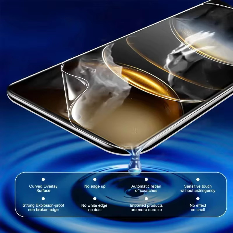 3er Pack Hydrogel-Displayschutzfolien für Xiaomi Redmi Note 15 14 13 12 11 10 Pro 5G Plus transparent - Bild 5