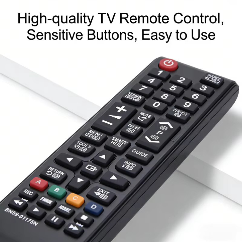 Samsung Ersatz-Fernbedienung BN59-01175N in Schwarz für Smart TV 4K 3D HDTV mit Lernfunktion - Bild 2