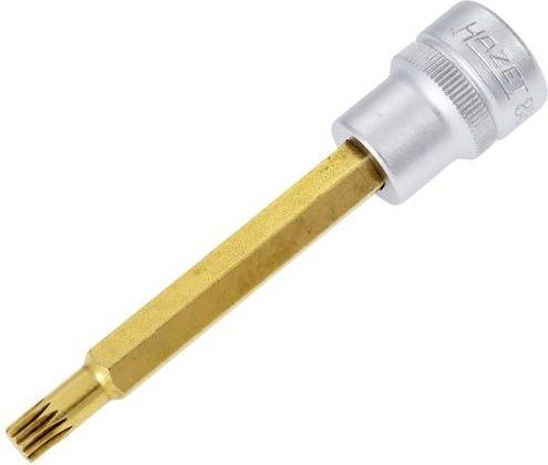 Hazet Steckschlüssel-Einsatz 8808LG-6 XZN M6 mit 3/8 Zoll Vierkant hohl in Silber - Bild 1