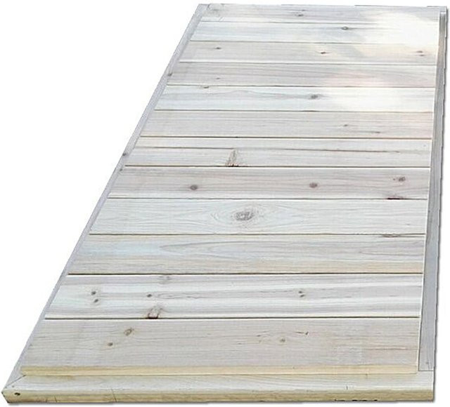 EXIT Bodenplatte aus Zedernholz für Holzspielhaus Loft 150 in Braun - Bild 1