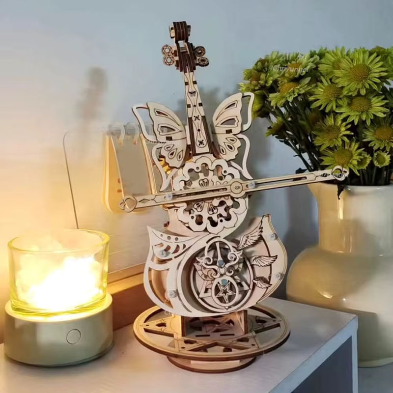 Chriyungel 3D-Puzzle Cello-Modell, Holz, ab 4 Jahren - Bild 2