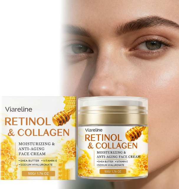 VIARELINE Retinol Gesichtscreme, Reife Haut, Unisex - Bild 1