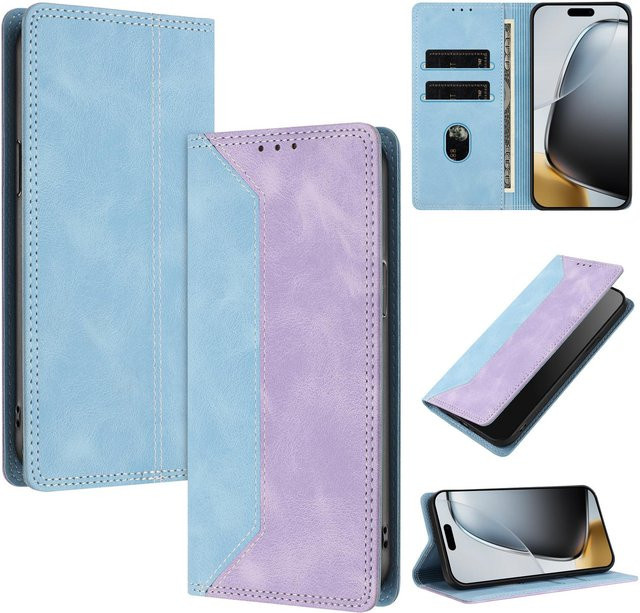 Magnetische Lederhülle für ZTE nubia RedMagic 11 Pro+ in Weiß - Bild 1